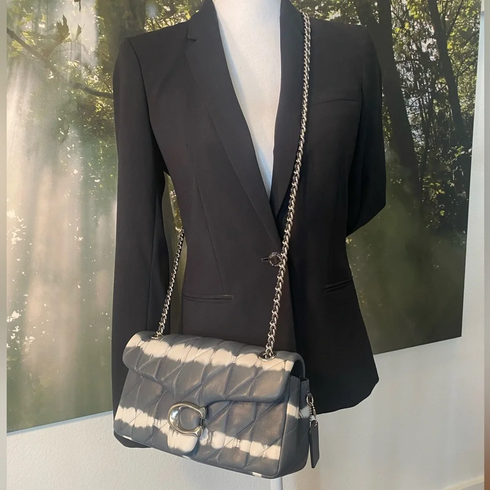 New Coach Tabby 26 Quilted Nappa Leather Tie Dye - Picture 5 of 16